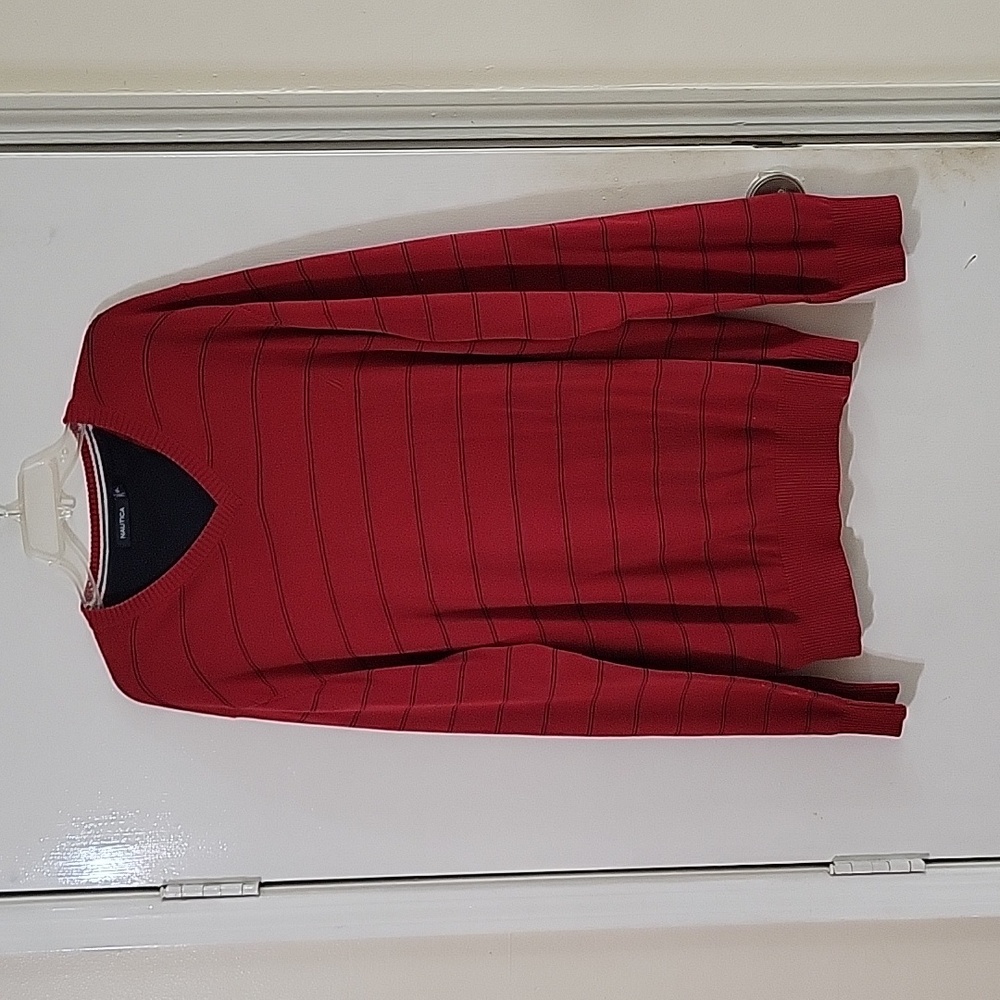 Nautica red sweater